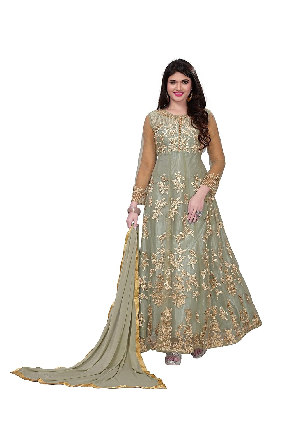 royal export women's net dress material