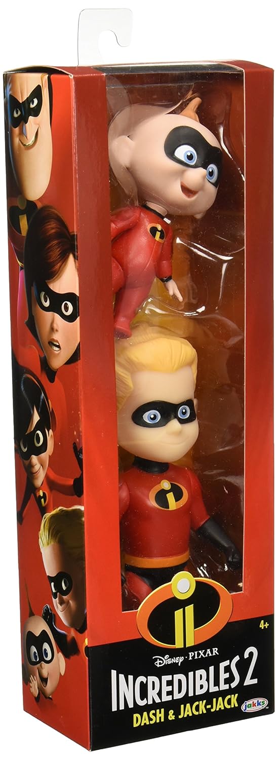 Dash & Jack-Jack Incredibles 2 Action Figures 12" Scale