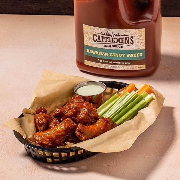 CATTLEMEN’S HAWAIIAN TANGY SWEET BBQ SAUCE, 1 GAL