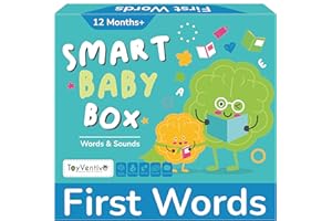TOYVENTIVE Toddler Learning Activities & Games,Board Books,Flash Cards,and Toys for Infant, 1,2 Year Old Boy & Birthday Gifts for Boys & Toddlers Aged 6,8,12,15,18+,24 Month Old and 1+,1-2,1-3 yr olds