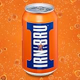 IRN-BRU Regular 24 Pack 24 x 330ml Cans Iconic Flavoured Fizzy Drinks view 4