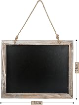 BESTOOL 2 PCS Vintage Framed Blackboard 24x30cm for Kitchen & Decor view 2