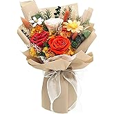 QOEAZY Flowers for Delivery, Preserved Flowers Bouquet with Gift Box, Rose Gifts for Women Mom Grandma