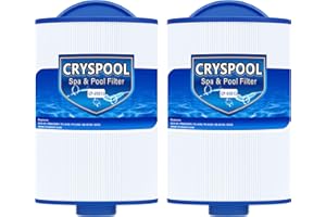 Cryspool 05015 Filter Compatible with 5CH-35, PMAX50P4, PAS35P, 108868, FC-0300, SD-00780, 35 Sq. Ft Spa Filter Cartridge, 2 