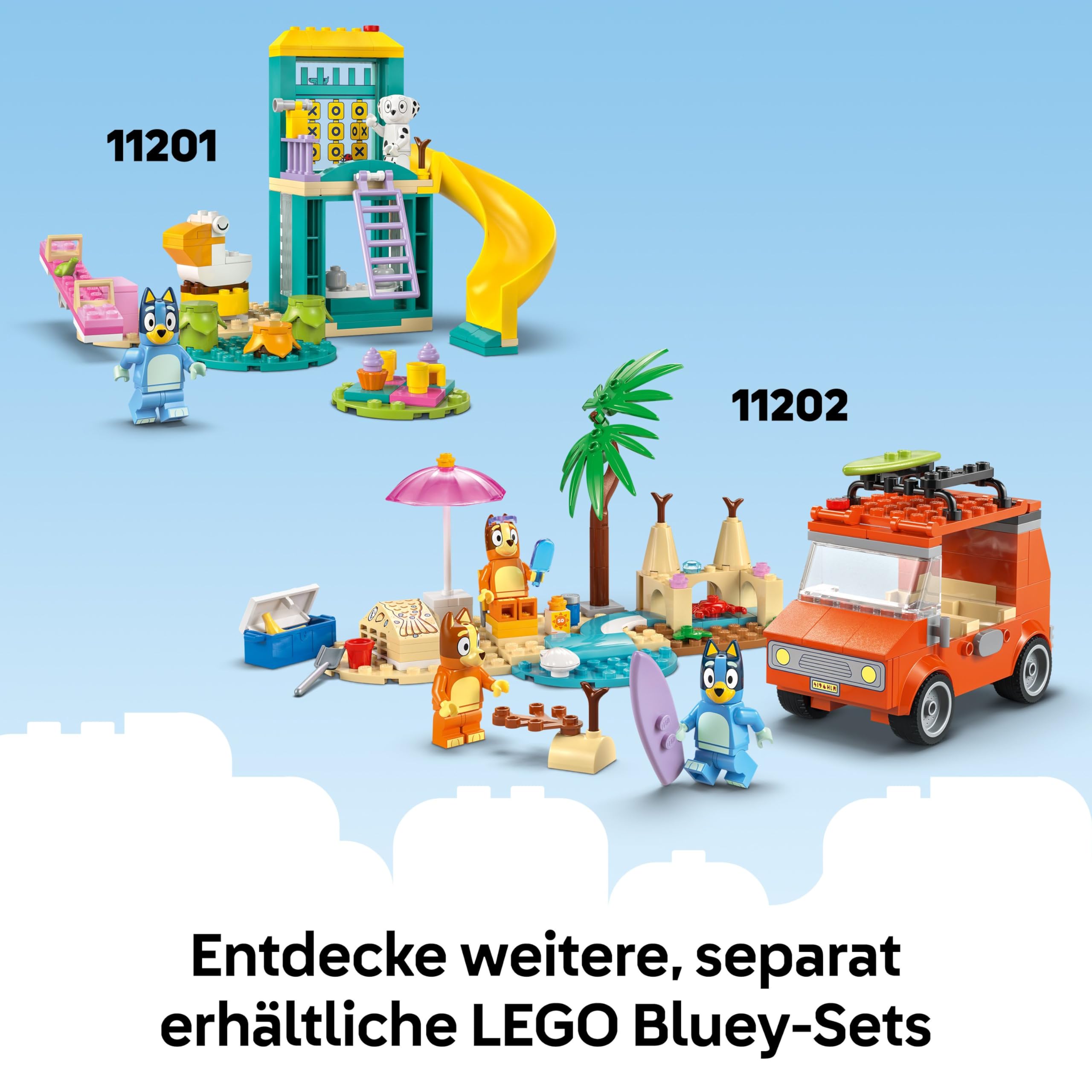 LEGO Bluey: Blueys Haus - Modulares Spielzeug mit Räumen, Garten, 4 Minifiguren und Zubehör - Geschenk zum Geburtstag für Mädchen & Jungen ab 4 Jahren oder Fans der TV-Serie - 11203 8