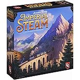 Capstone Games Imperial Steam Strategy Board Game for 2 to 5 Players, Heavy | Economic Railroad with Worker Placement, Route Building, Industrial Expansion &amp; Resource Optimization | Ages 12+ | 120 Min