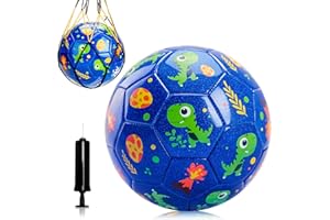 U&C Planet Soccer Ball Size 2 Size 3 Size 4 for Toddler Kids with Pump Deflated, Stocking Stuffer Christmas Child Shoebox Gift, 1 Pack 2 Pack Cartoon Soccer Ball Toy for Girls Boys 1-3 2-8 6-12