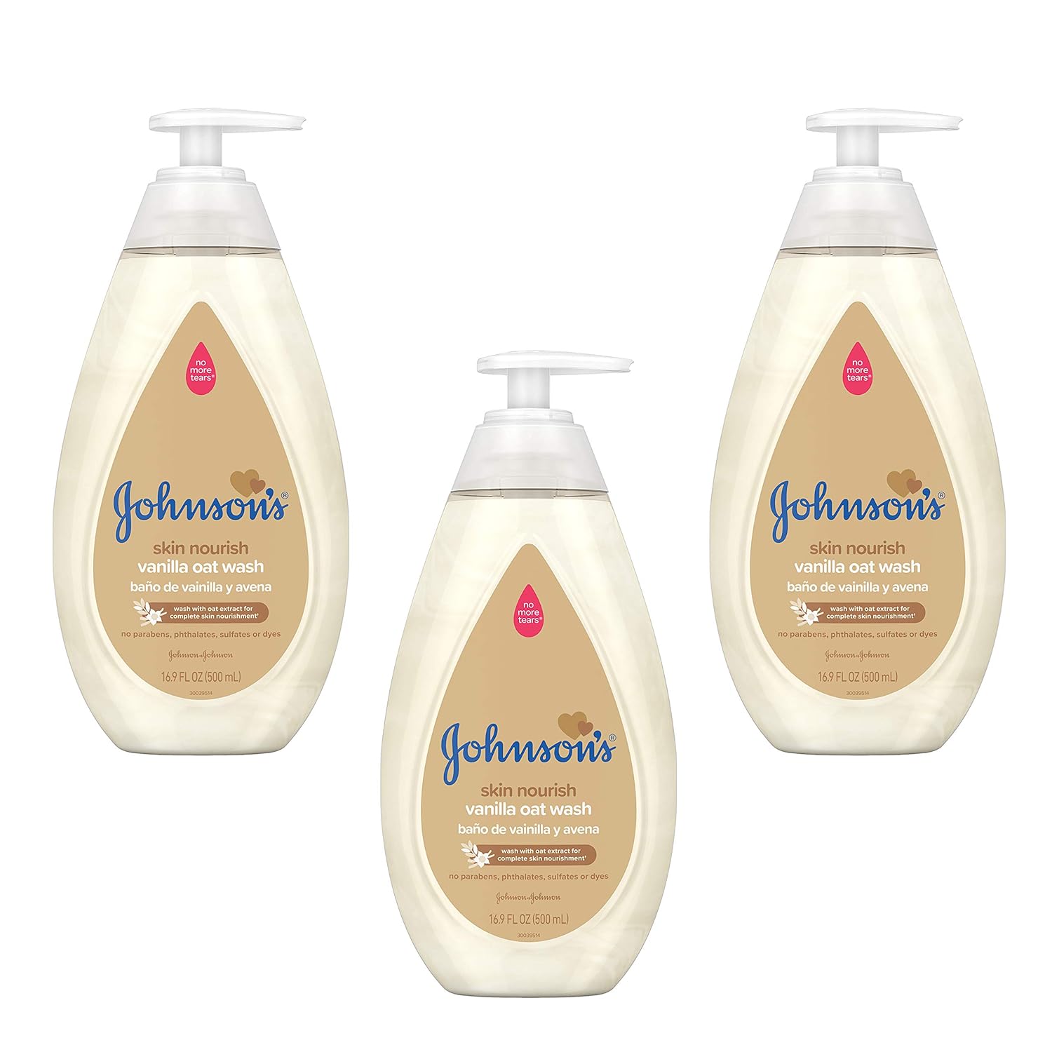 johnson's vanilla oat wash