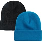 ZOORON Beanie for Men Women Slouchy Winter Beanie Hats Cuffed Skull Caps | Unisex, Double-Layer Warmth, Soft, Secure Fit, Windproof, Idea for Outdoor Work,Ski, Dog Walking, Daily use, Mens Gifts