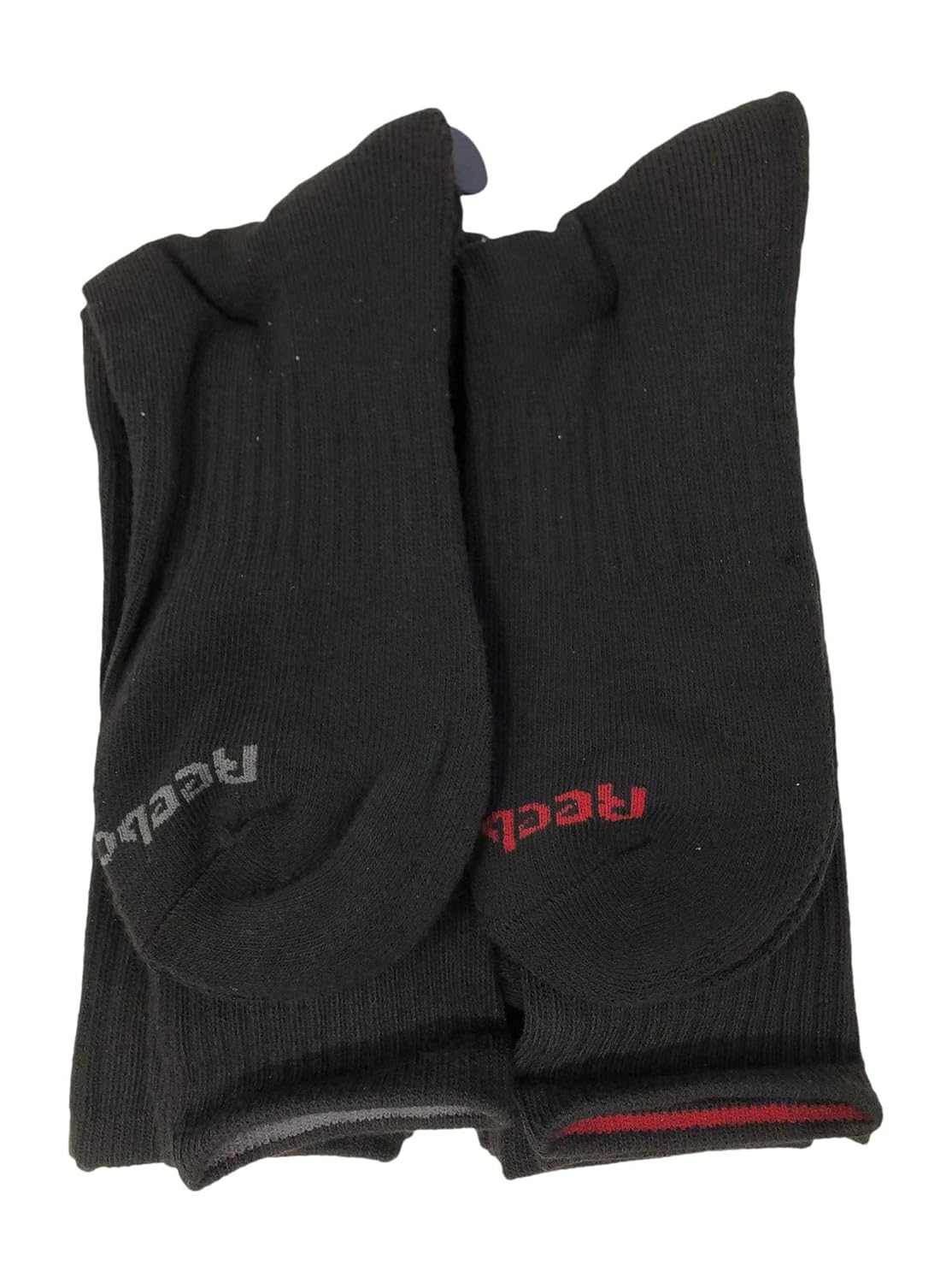 Buy Reebok 6 Pack Mens Performance Training Crew Socks (Black/Red/Grey