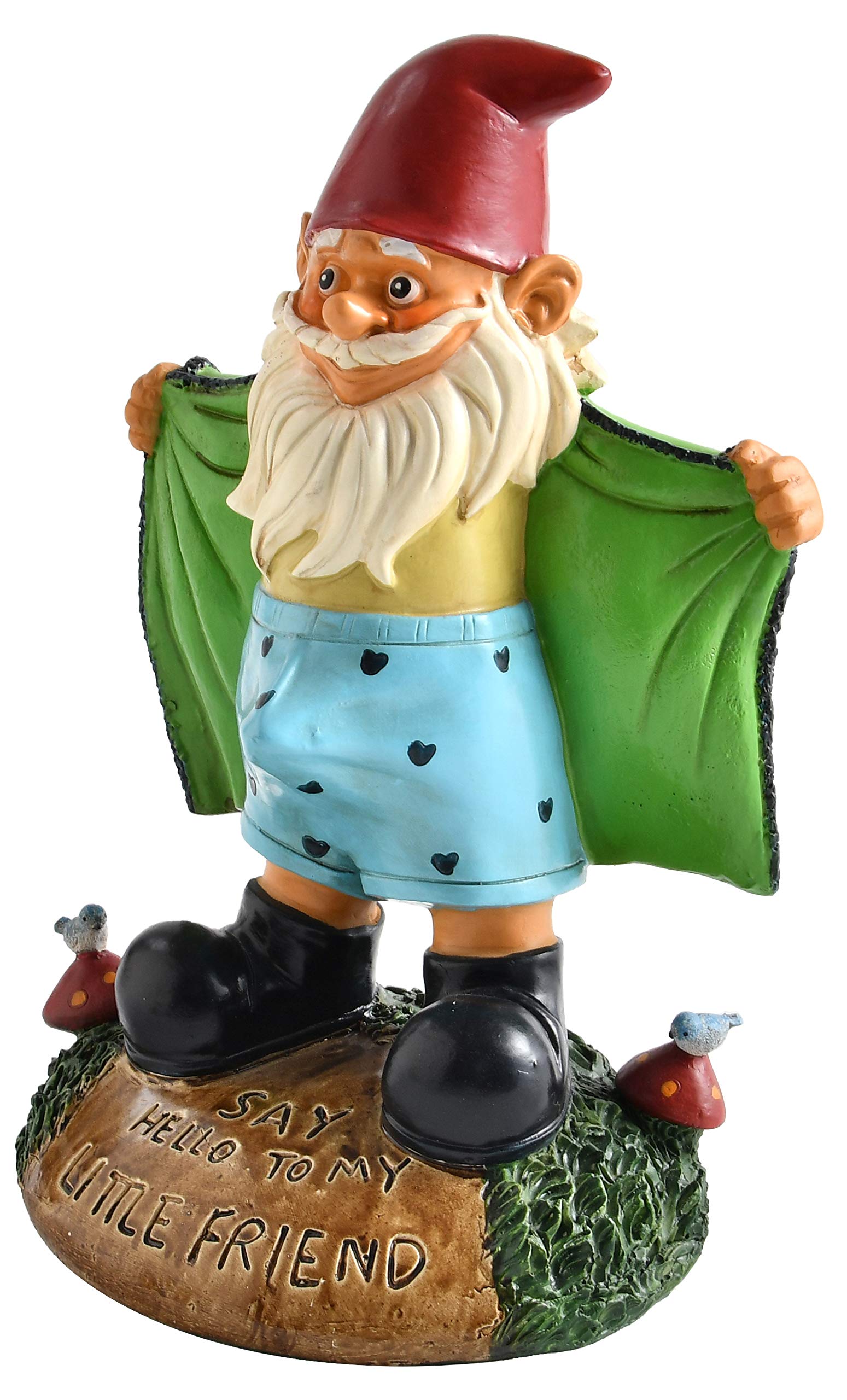 Noa Store Perverted Garden Gnome Figure Gnome Flashes Greeting
