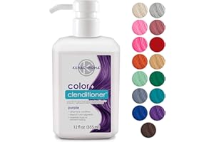 Kerachroma Clenditioner PURPLE Hair Dye - Semi Permanent Hair Color Depositing Conditioner, Cruelty-free, 12 Fl. Oz.