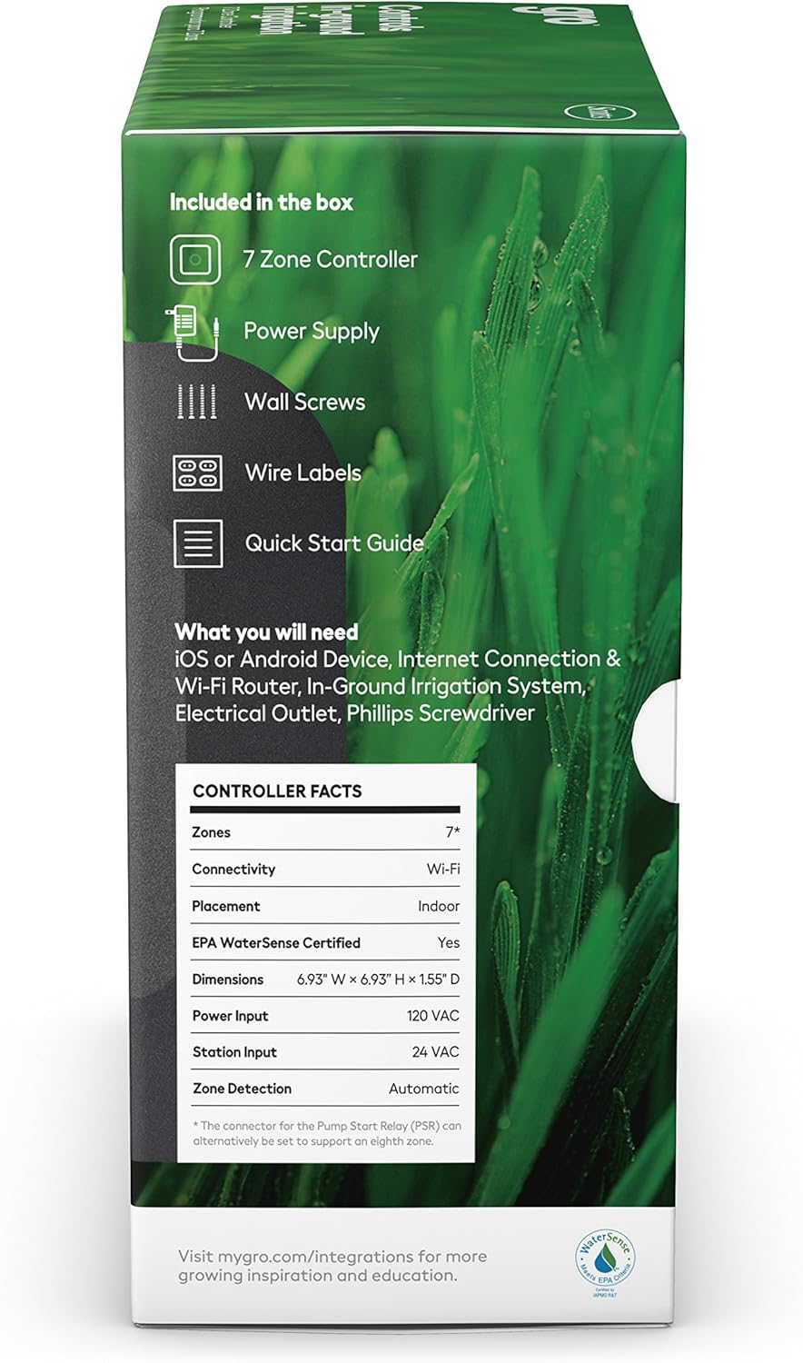 Gro 7 Zone Controller - Smart Sprinkler : Garden & Outdoor