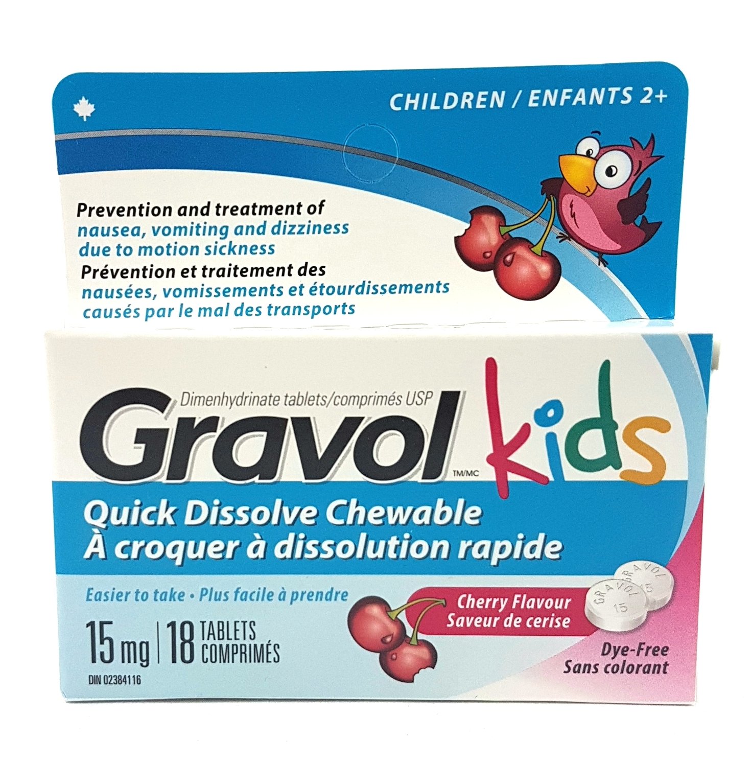 Easy to Swallow GRAVOL (30 tablets) Antinauseant for NAUSEA