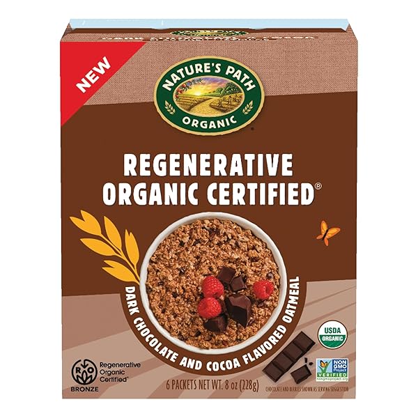 NATURE’S PATH ORGANIC REGENERATIVE ORGANIC CERTIFIED DARK CHOCOLATE...