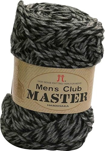 Amazon Co Jp ハマナカ メンズクラブマスター 毛糸 極太 Col 31 グレー 系 50g 約75m 10玉セット 23 ホビー 通販