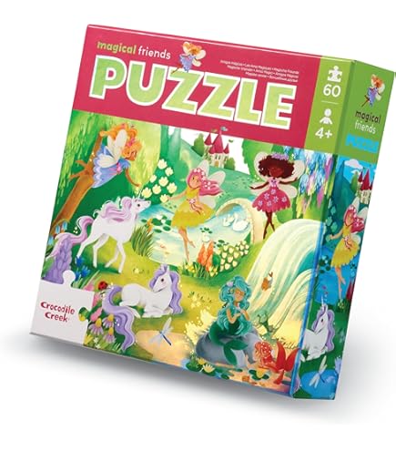 Amazon.com: Crocodile Creek 24 Pc Unicorn Castle : Toys & Games