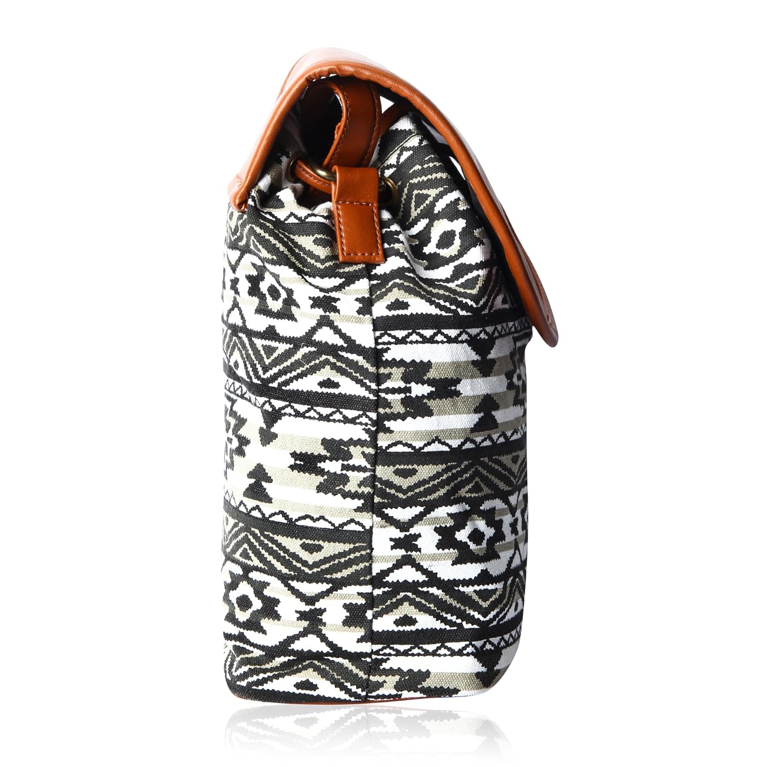 kleio women's canvas sling bag (multicolor,bnb316ly-bwb)