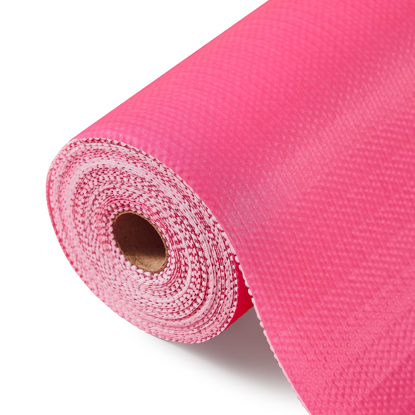 ALIUNI Drawer and Shelf Liner, Non-Slip Kitchen Cabinet Liners Non-Adhesive Thick Strong Grip Waterproof Washable Mats Protect Dresser Shelves Cupboard Bathroom Cabinets, Fuchsia, 12 in X 20 FT Image