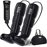 TGS Leg Massager for Circulation and Pain Relief FSA Thigh Compression Boots Professional Calf Recovery Compression System Full Leg Circulation Machine - Reduces Muscle Fatigue for Athletes/Seniors
