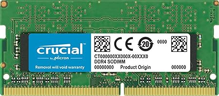Crucial 16gb Ddr4 Sdram Memory Module For Notebook 16 Gb Ddr4 2666 Pc4 Ddr4 Sdram Cl19 1 V Non Ecc Unbuffered 260 Pin Sodimm Ct16g4sfs66 At Amazon Com