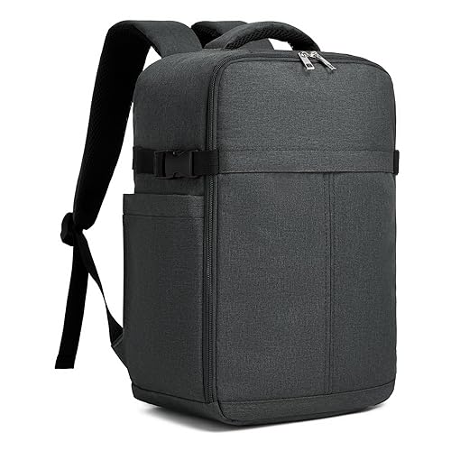 Kono Ryanair Cabin Bags Underseat Cabin Bag Small Travel Backpack Carry On Hand Luggage Bag Rucksack for Men Women (Dark Grey)