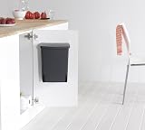 Brabantia Built-in 10L Cupboard Bin Black with Removable Inner Bucket view 3