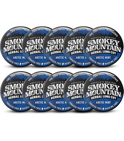 organic snuff tobacco Amazon.com: Smokey Mountain Herbal Long Cut – Blood Orange