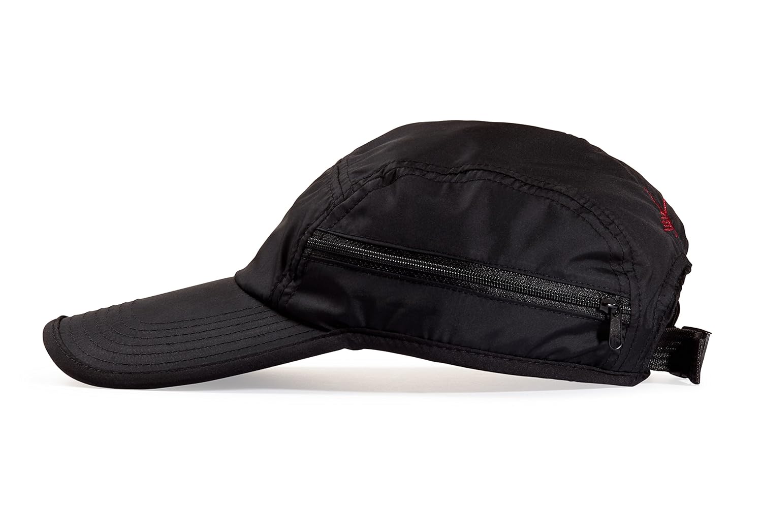 running hat with pocket