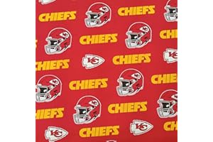 FABRIC TRADITIONS Chiefs Cotton Fabric 1 Yard