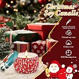 Yinuo Mirror 4 Pack Soy Candles Christmas Scents 120H Burn Time Gift Set view 4