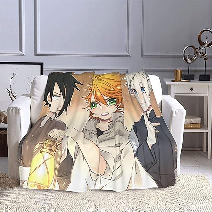Amazon Co Jp 約束のネバーランド 毛布 ブランケット シングル ダブル 超柔らかい ふわふわ 防寒 保温 多機能 軽量 触り心地いい オシャレ カッコイイ 秋冬 冷房対策 洗える 人気 アニメ キャラ 周辺 グッズ プレゼント 贈り物 153 4cm ホーム キッチン