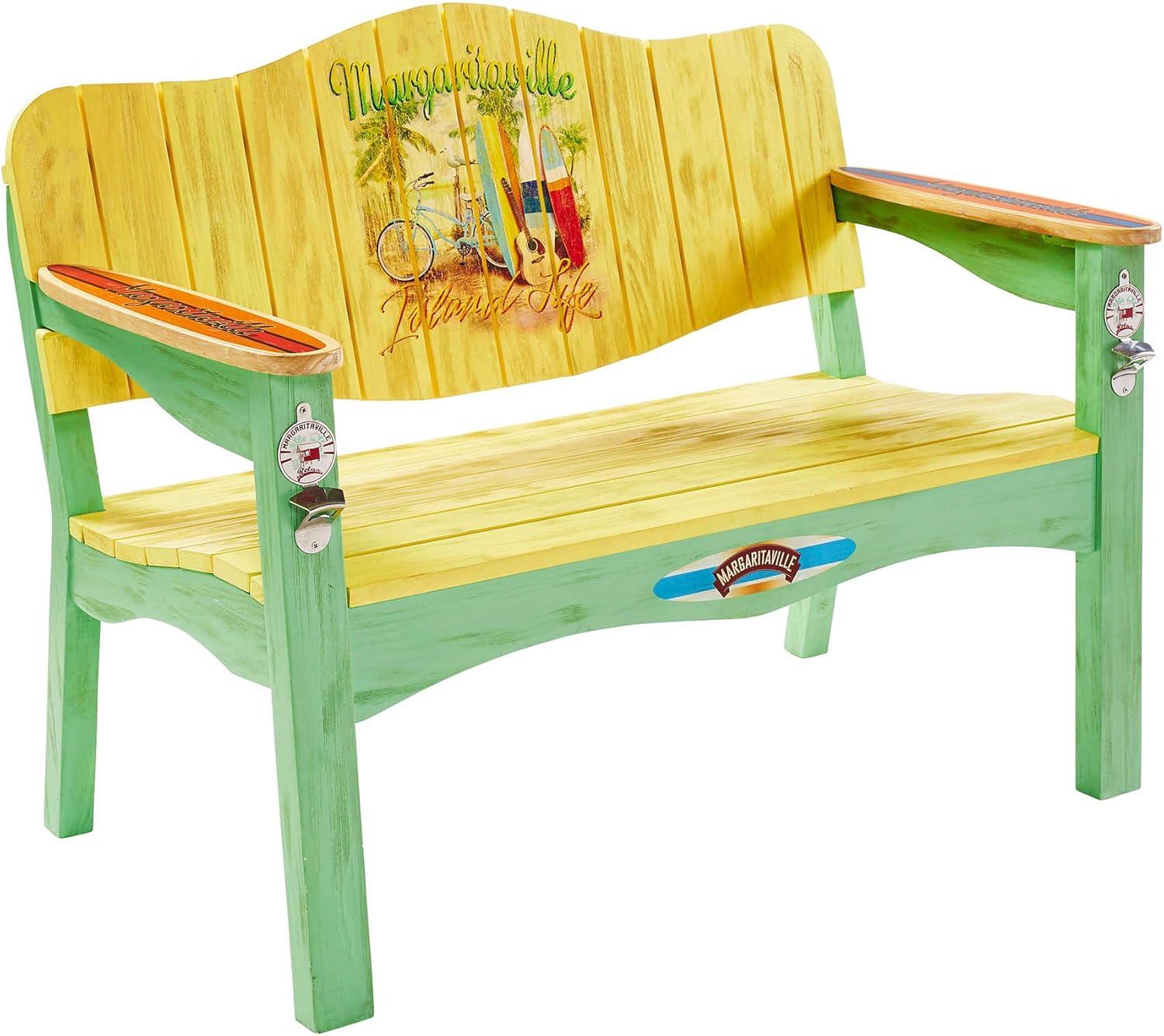 Margaritaville Outdoor "Island Life" Surfboard Bench Amazon.co.uk