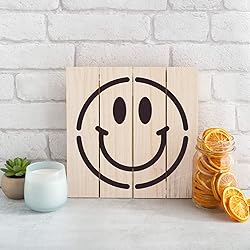Smiley Face Print Stencil - Create Smiley