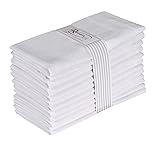 12-Pack 100% Cotton Dinner Napkins 18 by 18-Inch