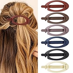 French Concord Hair Clips Claw - 6Pcs Side Slid