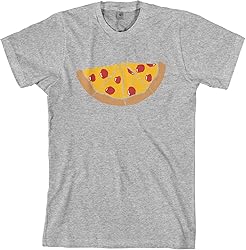 Pizza Pie with 4 Slices | Dad Father Men's T-Shirt