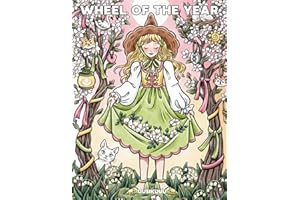 Wheel of the Year: Witch Coloring Book for Adults