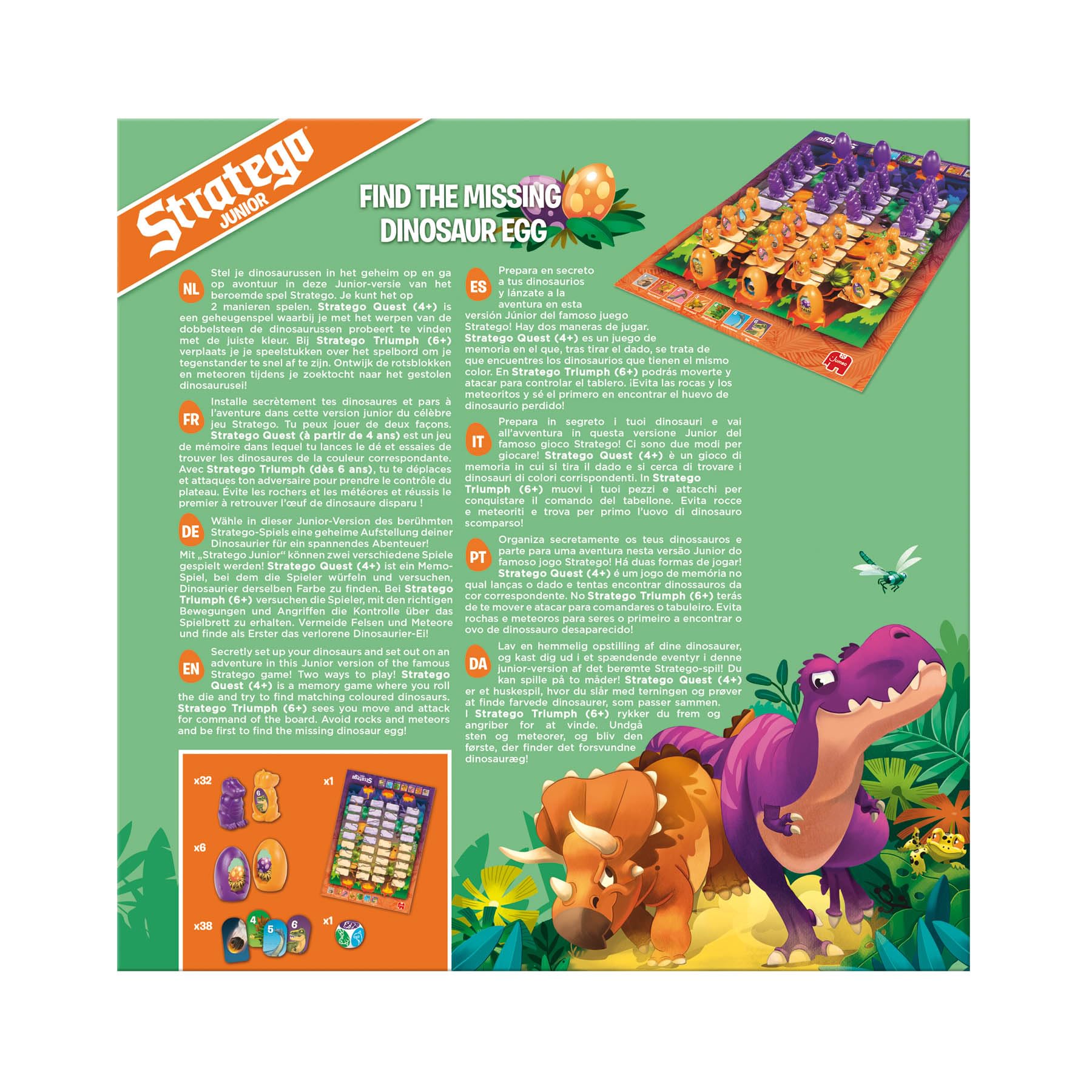 Stratego Junior Dinos, Brettspiel für Kinder ab 4 Jahren 7