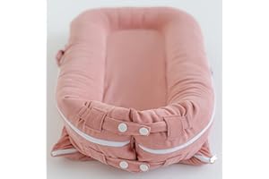 SA ACCESSORIES Lounger Cover by Sofia Amber – Cover ONLY for DockAToT and Sleepyhead Deluxe + Docks - Baby nest Sleep Pod Replacement Extra Cover - Pink