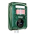 Broox Solar Animal Repeller, Ultrasonic Repellent, Motion Detection, LED Flashing Light, Dog, Cat Repellent, Squirrel, Raccoo