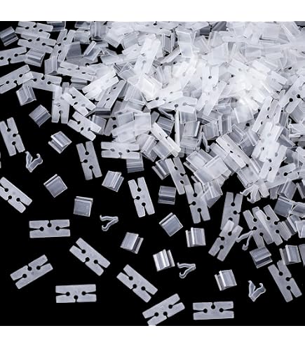 200 Pcs H-Shape Plastic Balloon Clips - For Sealing Latex Balloons, Wedding & Party Decor