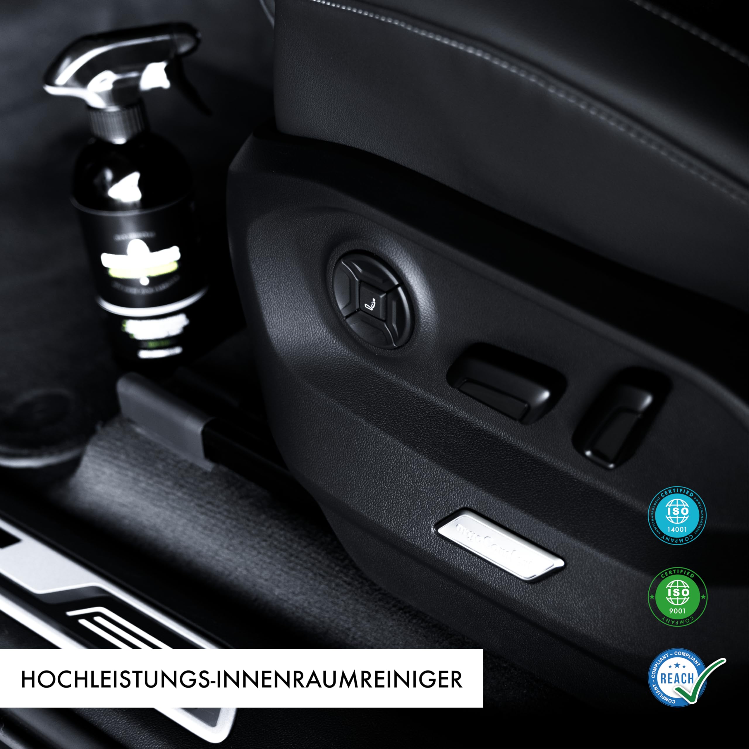 GENTLEMONKEYS Profi Innenraumreiniger Set Auto (500ml + Mikrofasertuch & Schwamm) • Porentiefe Reinigung aller im Fahrzeug verbauten Materialien • Universell einsetzbar • Biologisch abbaubar 5