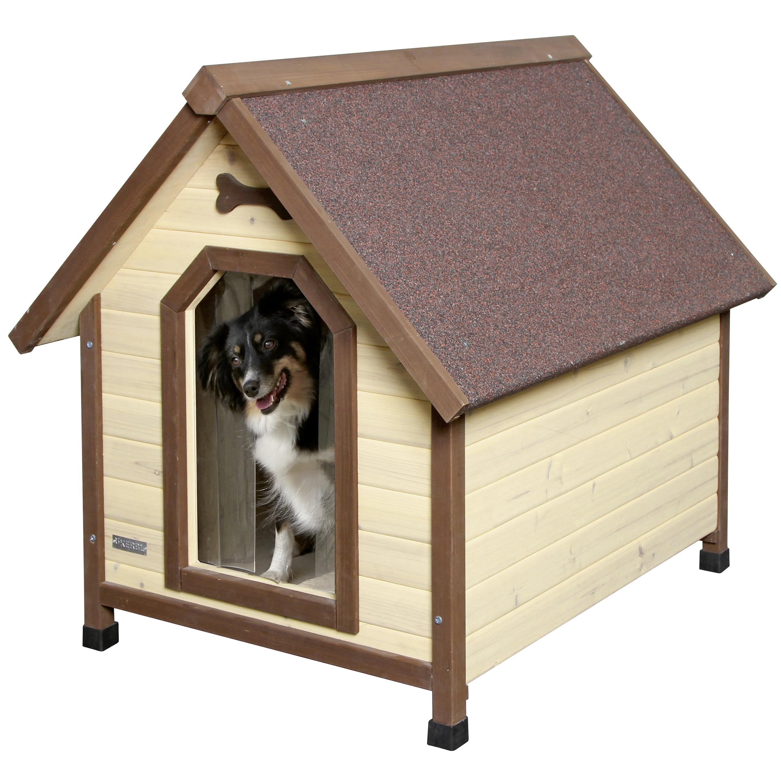 Kerbl Dog House 4-Seasons 100 x 83 x 94 cm,Brown