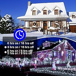 403FT 1000 LED Christmas String Lights Outdoor with