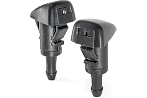 Click&Fit Windshield Washer Nozzles compatible with Hyundai Elantra, Sonata, Santa Fe,Tucson, Kia Sorento, Soul, Sportage, Forte – Wiper washer sprayers replaces OE# 98630-2K100, 98630-3J000, 2pcs