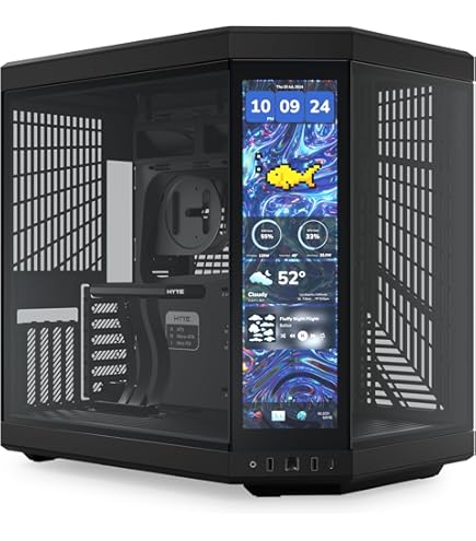 Hyte Y60 ケース Amazon.com: HYTE Y60 Modern Aesthetic Dual Chamber Panoramic