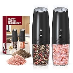 BELRIGO Rechargeable Salt And Pepper Grinder Set