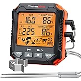 ThermoPro TP717 Digital Meat Thermometer for Grilling, Backlit Grill Thermometer Meat Thermometer Oven Safe with 2 Meat Probe