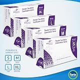 Farla Medical MediHands Nitrile Gloves Medium Blue Heavy Duty Powder Free Latex view 8